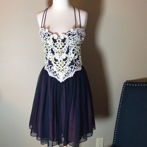 Jessica McClintock dress.